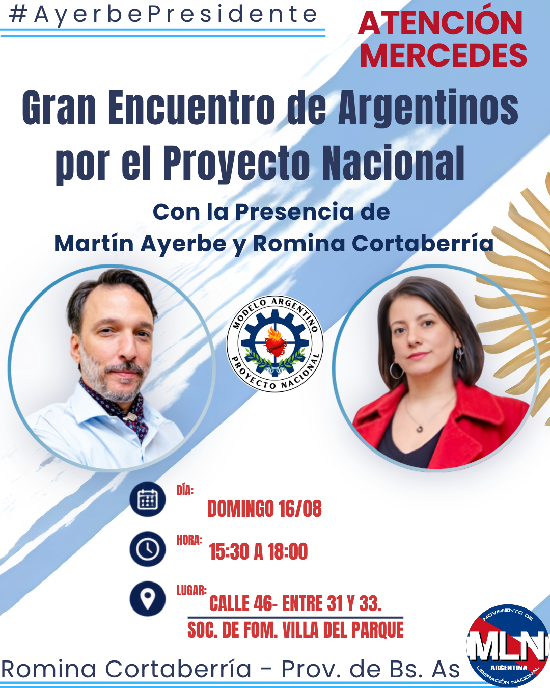 Martín Ayerbe en Mercedes