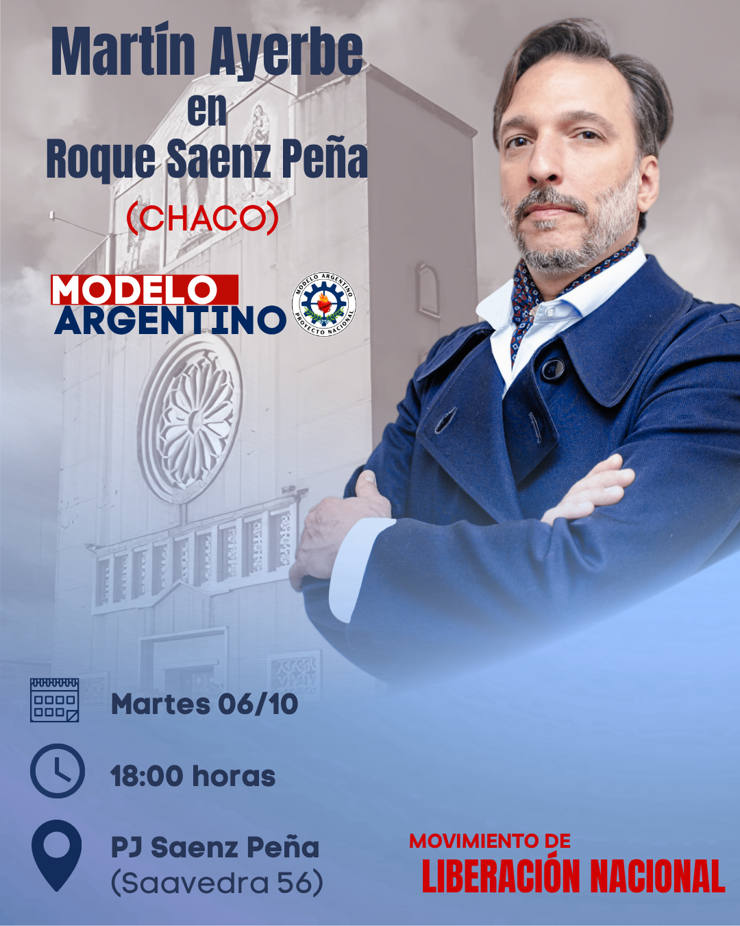 Martín Ayerbe en Roque Saenz Peña
