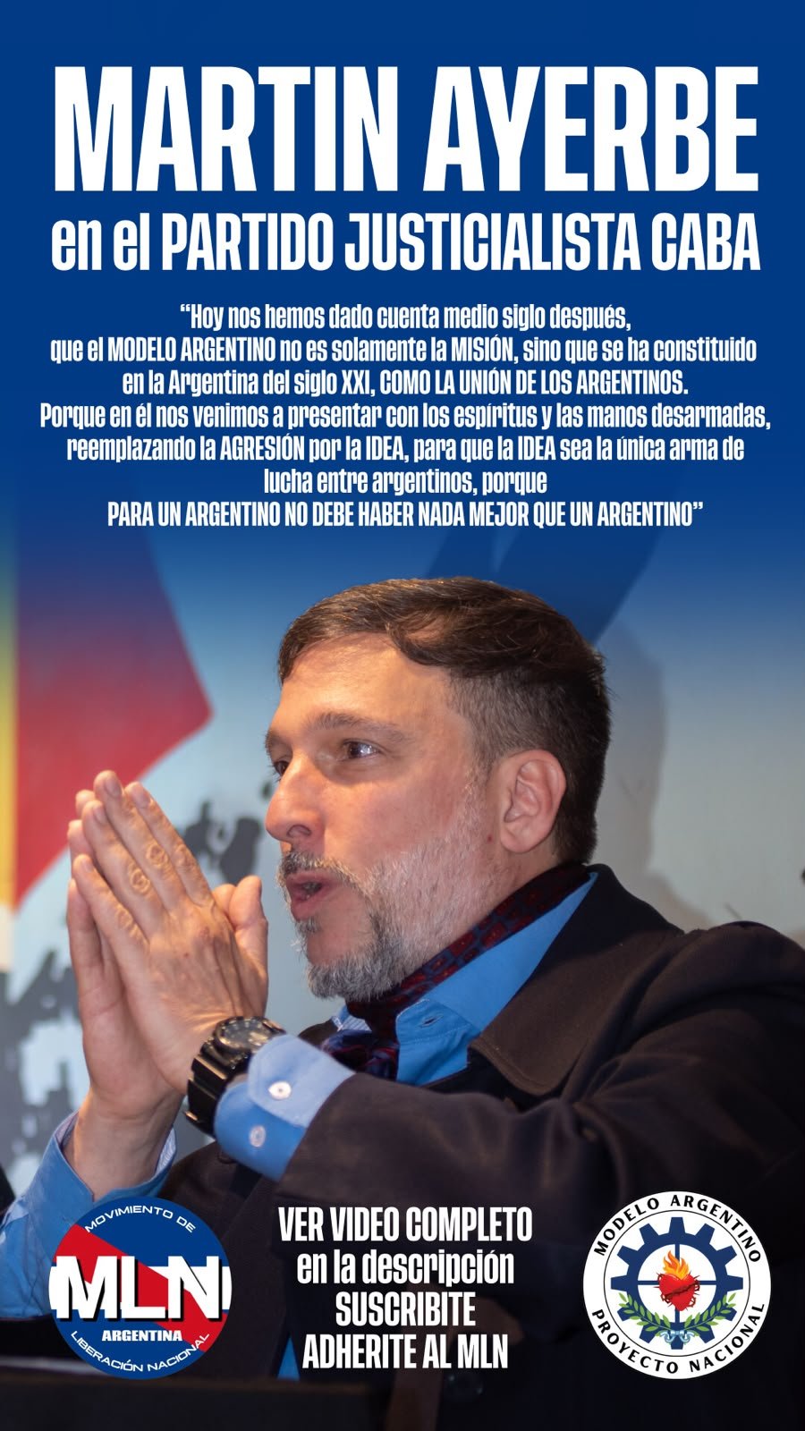 Disertación para el renacer del verdadero nacional justicialismo
