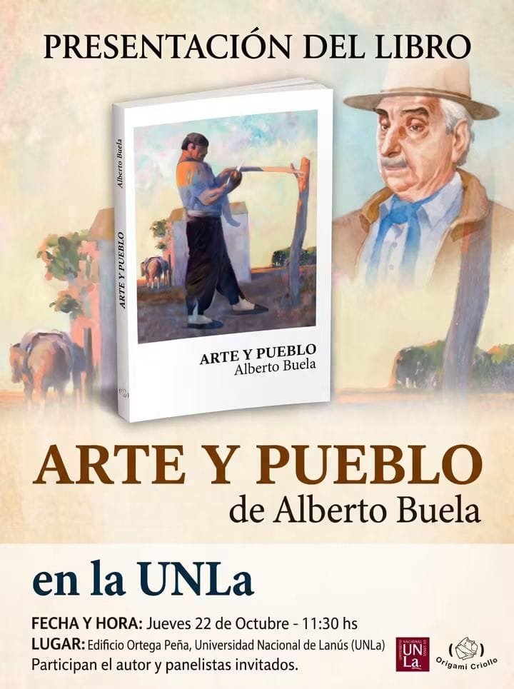 Alberto Buela presenta su libro ''Arte y Pueblo''